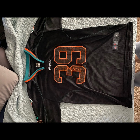 Miami Dolphins Larry Csonka Blackout Jersey. - Picture 2 of 9